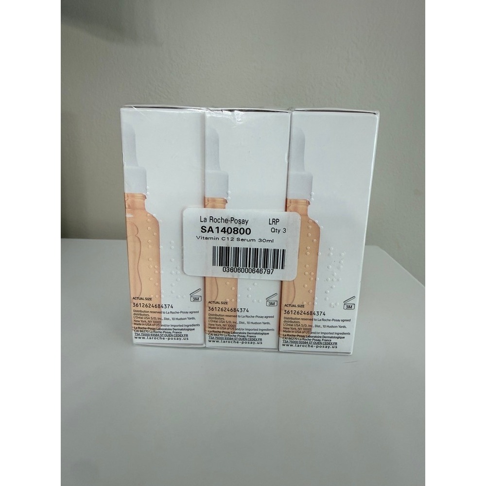 La Roche-Posay Vitamin C12 Serum Unisex 30ml‎ x3 Anti-Aging NWT
